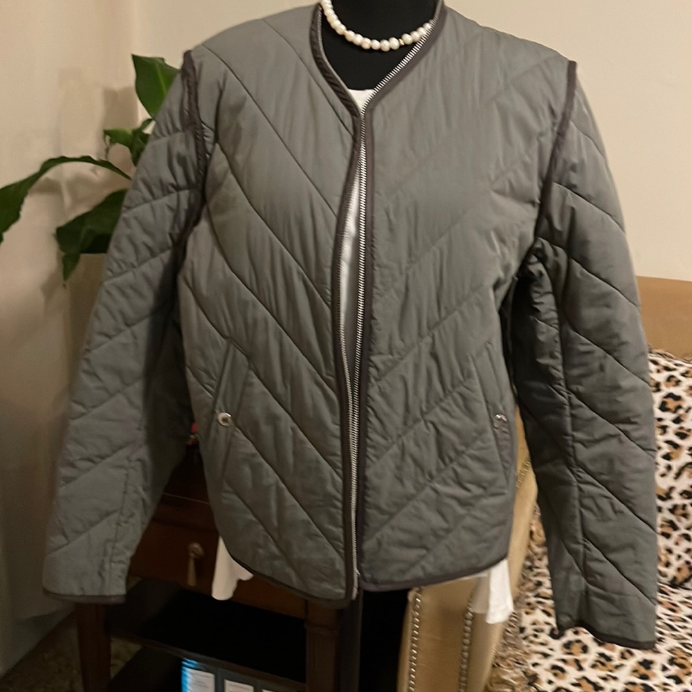 Rag & bone green military jacket size L NWT